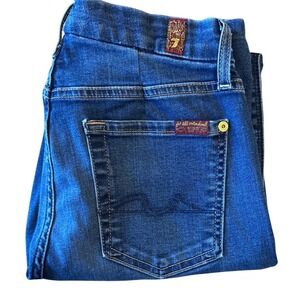 7 For All Mankind Kimmie Bootcut Jeans Dark Wash Blue AU0156887A Size 27 Womens